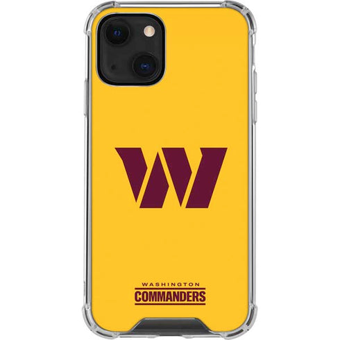 NFL Washington Commanders Logo iPhone 13 Mini Clear Case