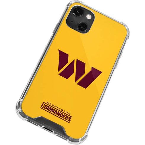 NFL Washington Commanders Logo iPhone 14 Plus Clear Case