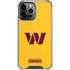 NFL Washington Commanders Logo iPhone 14 Pro Max Clear Case