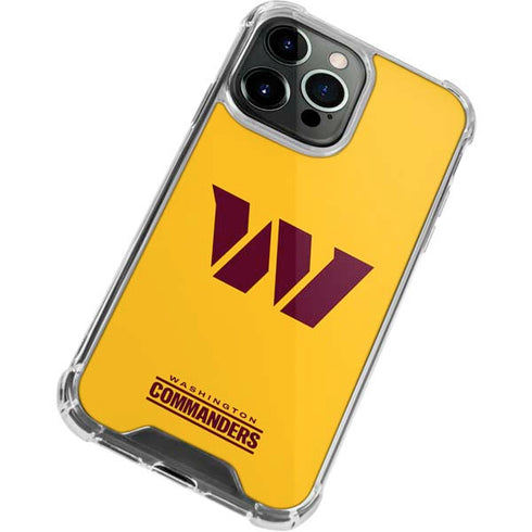 NFL Washington Commanders Logo iPhone 15 Pro Max Clear Case