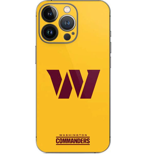 NFL Washington Commanders Logo iPhone 14 Pro Skin