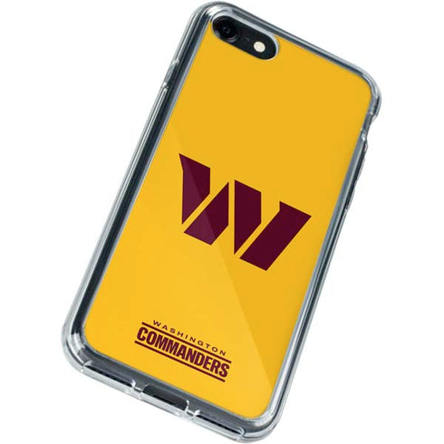 NFL Washington Commanders Logo iPhone SE (2nd & 3rd Gen) Clear Case