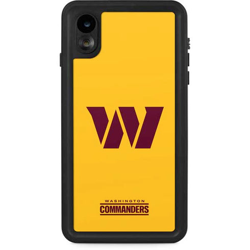 NFL Washington Commanders Logo iPhone XR Waterproof Case