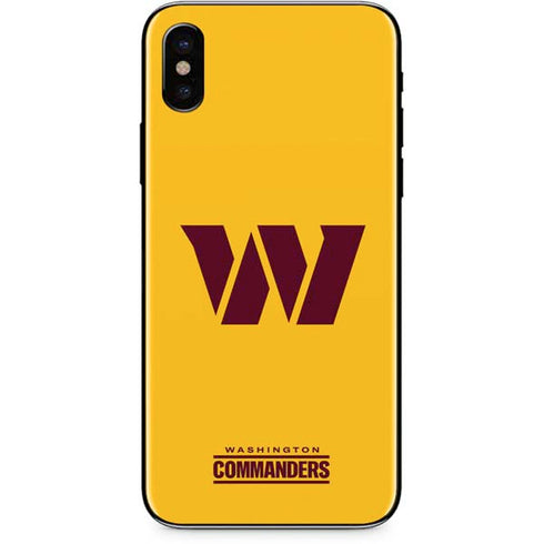 NFL Washington Commanders Logo iPhone XS Skin