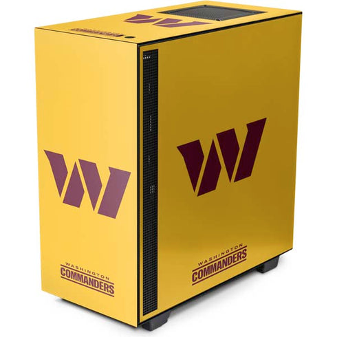 NFL Washington Commanders Logo NZXT H510 Compact ATX Mid-Tower Case Skin