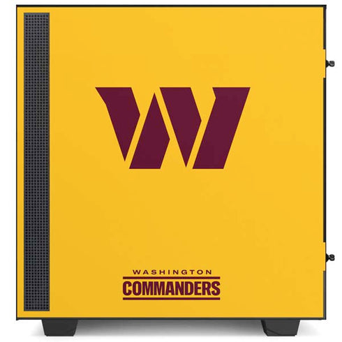 NFL Washington Commanders Logo NZXT H510 Compact ATX Mid-Tower Case Skin