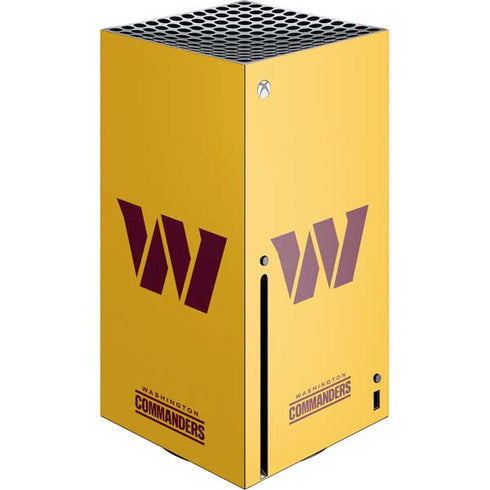 NFL Washington Commanders Logo Xbox Series X Console Skin