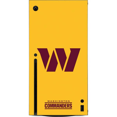 NFL Washington Commanders Logo Xbox Series X Console Skin