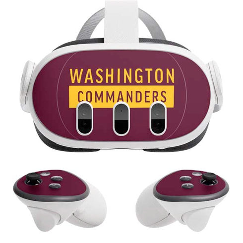 NFL Washington Commanders Meta Quest 3 Skin