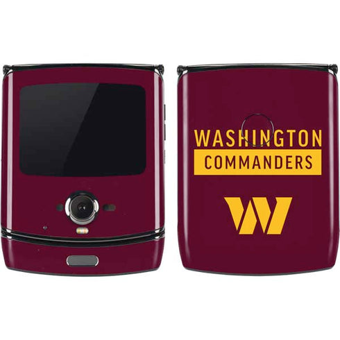 NFL Washington Commanders Motorola RAZR Skin