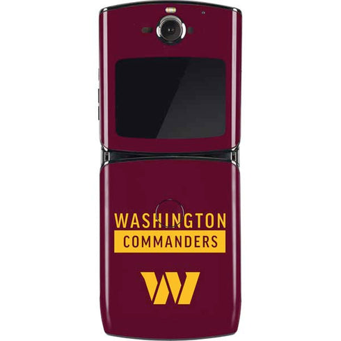 NFL Washington Commanders Motorola RAZR Skin