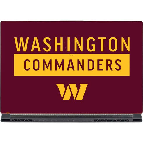 NFL Washington Commanders MSI GS65 Stealth Laptop Skin