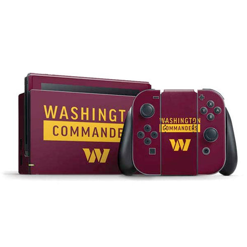 NFL Washington Commanders Nintendo Switch Bundle Skin