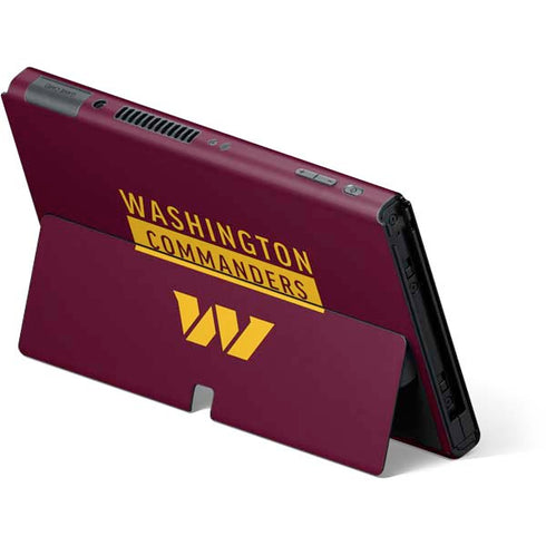 NFL Washington Commanders Nintendo Switch OLED (2021) Skin