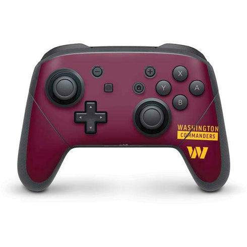 NFL Washington Commanders Nintendo Switch Pro Controller Skin