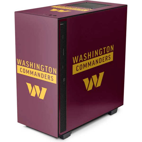 NFL Washington Commanders NZXT H510 Compact ATX Mid-Tower Case Skin