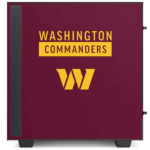NFL Washington Commanders NZXT H510 Compact ATX Mid-Tower Case Skin