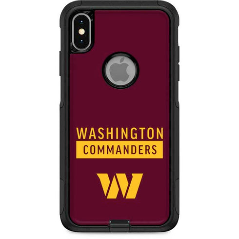 NFL Washington Commanders Otterbox Commuter iPhone Skin