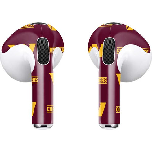NFL Washington Commanders Blitz Series Apple AirPods (3rd Gen 2021) Skin