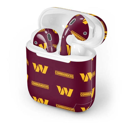 NFL Washington Commanders Blitz Series Apple AirPods Skin