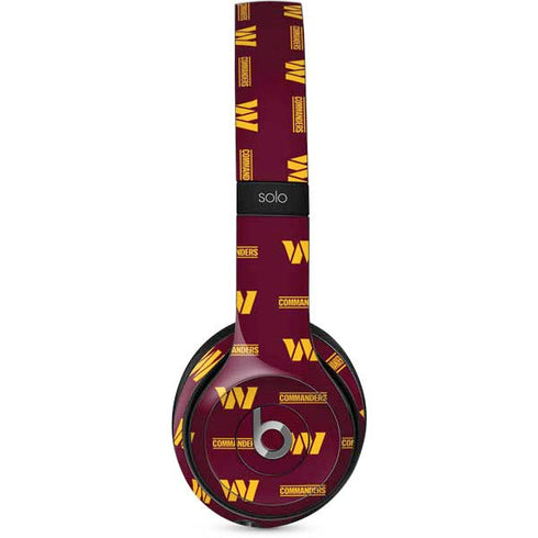 NFL Washington Commanders Blitz Series Beats Solo 2 Wired Skin