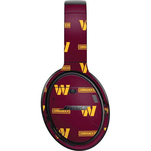 NFL Washington Commanders Blitz Series Bose QuietComfort 35 Headphones Skin