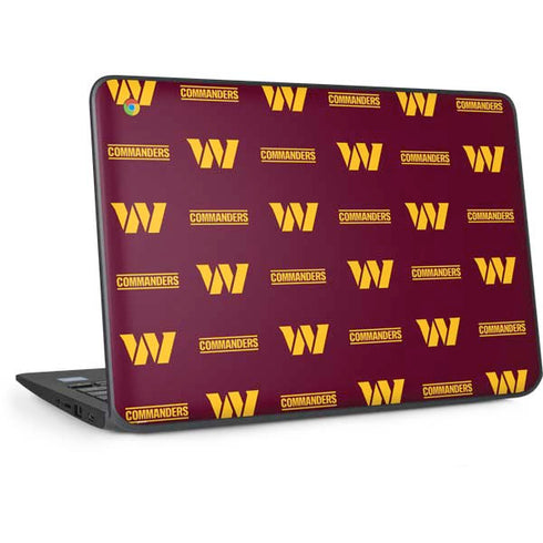 NFL Washington Commanders Blitz Series HP Chromebook Skin