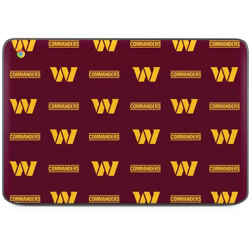 NFL Washington Commanders Blitz Series HP Chromebook Skin