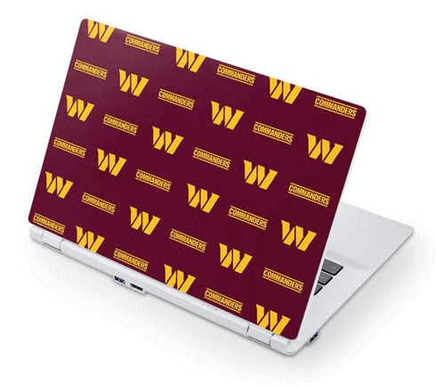NFL Washington Commanders Blitz Series Acer Chromebook Skin