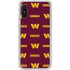 NFL Washington Commanders Blitz Series Galaxy A10e Clear Case