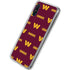 NFL Washington Commanders Blitz Series Galaxy A10e Clear Case