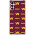NFL Washington Commanders Blitz Series Galaxy A13 5G Clear Case