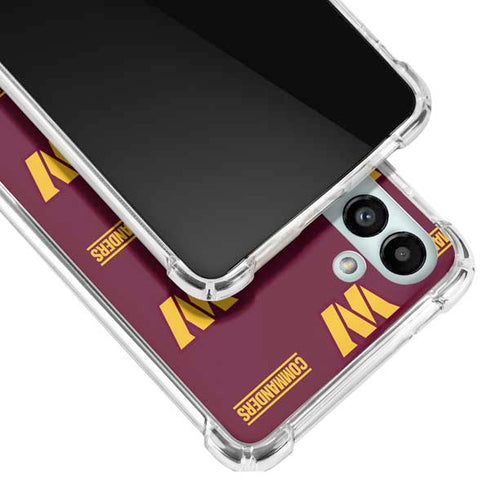 NFL Washington Commanders Blitz Series Galaxy A13 5G Clear Case
