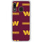 NFL Washington Commanders Blitz Series Galaxy A20 Clear Case
