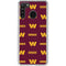 NFL Washington Commanders Blitz Series Galaxy A21 Clear Case