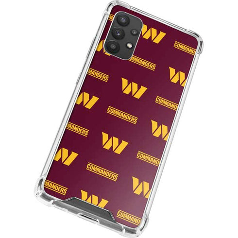 NFL Washington Commanders Blitz Series Galaxy A32 5G Clear Case