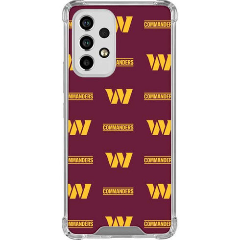 NFL Washington Commanders Blitz Series Galaxy A53 5G Clear Case