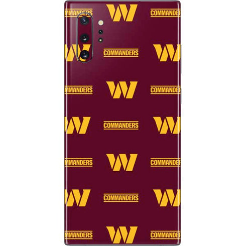NFL Washington Commanders Blitz Series Galaxy Note 10 Plus Skin