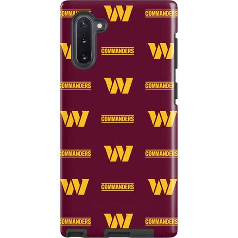 NFL Washington Commanders Blitz Series Galaxy Note 10 Pro Case