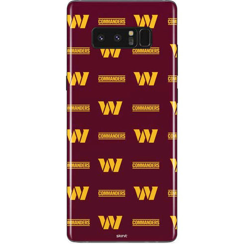 NFL Washington Commanders Blitz Series Galaxy Note 8 Skin