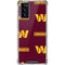 NFL Washington Commanders Blitz Series Galaxy Note20 5G Clear Case