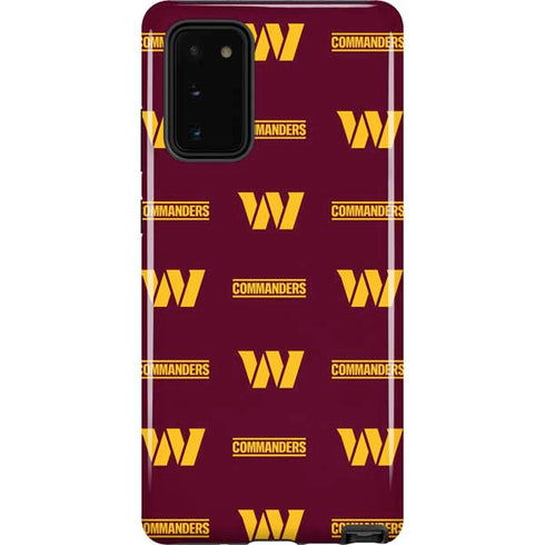 NFL Washington Commanders Blitz Series Galaxy Note20 5G Pro Case
