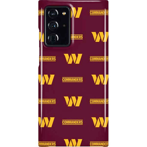 NFL Washington Commanders Blitz Series Galaxy Note20 Ultra 5G Lite Case