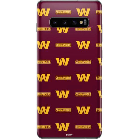 NFL Washington Commanders Blitz Series Galaxy S10 Plus Skin