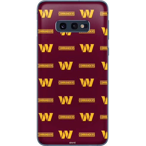 NFL Washington Commanders Blitz Series Galaxy S10e Skin