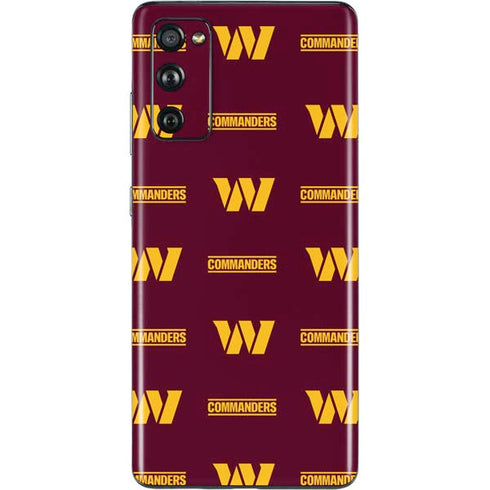 NFL Washington Commanders Blitz Series Galaxy S20 Fan Edition Skin