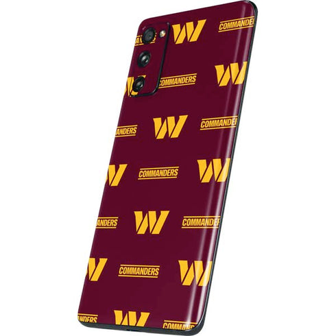 NFL Washington Commanders Blitz Series Galaxy S20 Fan Edition Skin