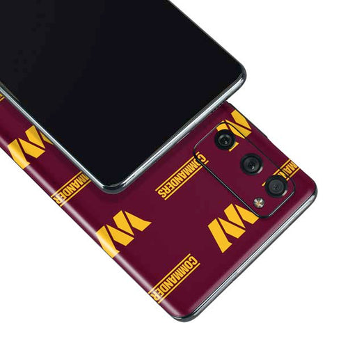 NFL Washington Commanders Blitz Series Galaxy S20 Fan Edition Skin
