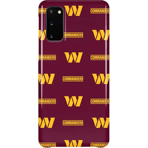 NFL Washington Commanders Blitz Series Galaxy S20 Lite Case