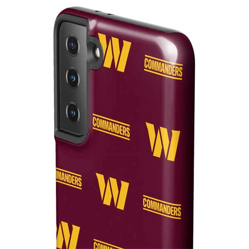 NFL Washington Commanders Blitz Series Galaxy S21 FE Pro Case